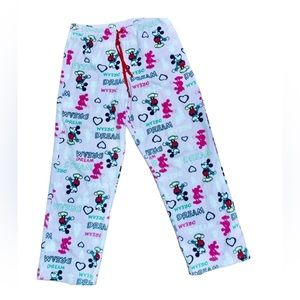 Disney Mickey Mouse All Over Animal Heart Dream Pajama Pant